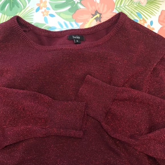 Sparkling Burgundy Wine Sweater - Picture 8 of 8